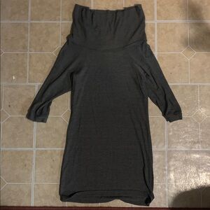 Gray Off-Shoulder Dress